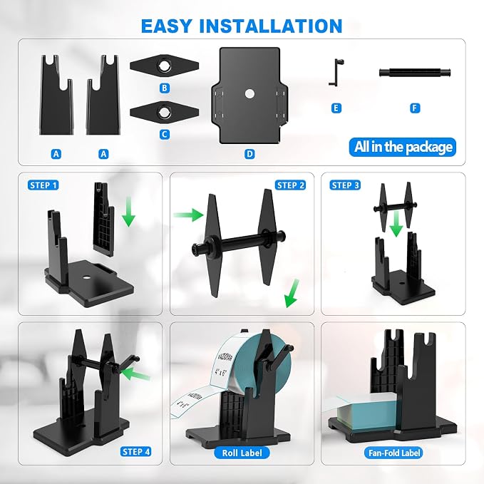 Label Holder for Rolls and Fan-Fold Labels，Compatible - Image 6