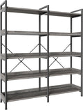 Huuger 5 Tier Bookshelf, Display Bookshelf by Huuger
