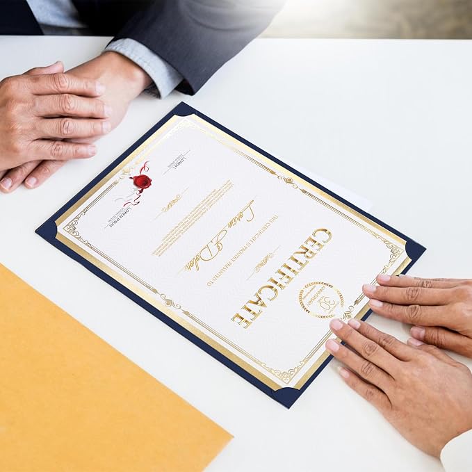 Award Single Sided Certificate Holders, Employee Appreciation, Certifications - Image 7