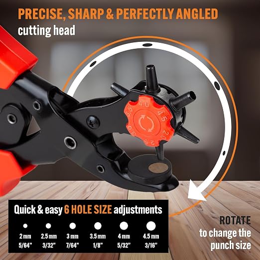 Pro-Master Belt Hole Puncher for Leather - Image 2