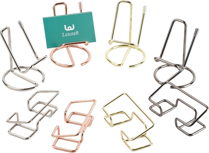 Business Card Holder for Desk, Cute Metal Card Organizers and Office Desk - Image 8