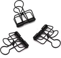12-Pack Medium Metal Wire Binder Clips, Office Supplier School Accessories by BOGZON