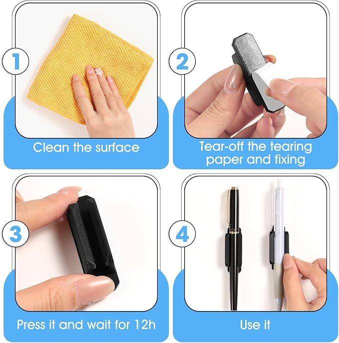 VZZNN 40 Pack Adhesive Pencil Holders - Image 7