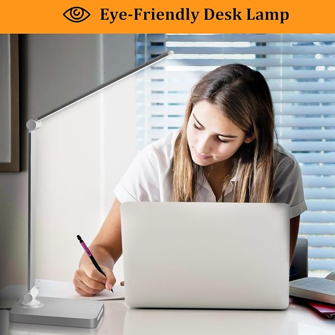 Dott Arts LED Desk Lamp with USB Ports, Touch Desk Lamps - Image 5