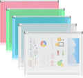 FYY 5PCS Plastic Envelopes, A4 Letter Size Poly Zip Envelopes File Folders by FYY