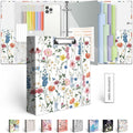 3 Ring Binder 2 Inch for 8.5"x11" Paper, Three Ring Binders by BVSSX