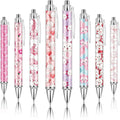 Ireer 8 Pcs Ballpoint Pens for Women 1.00 mm Cute Black Ink Fancy Pens Fine by Ireer