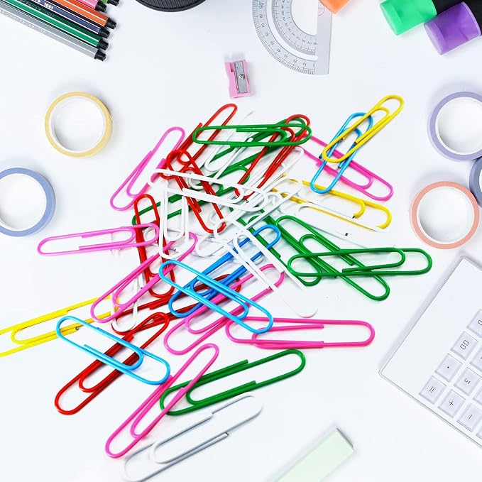 Paper Clips, Large Colored Paper Clips - Image 6
