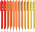 Mr. Pen- Retractable Gel Pens, 12 Pack, Summer Morning Barrel | Fine Point 0.5mm by MrPen