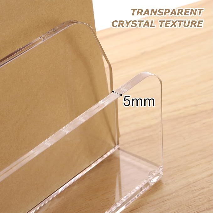 SANRUI Acrylic Desk Mail Organizer Sorters - Image 7