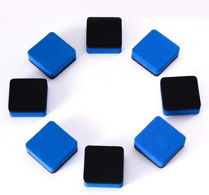 Favide 24 Pack Magnetic Whiteboard Dry Erase Erasers Chalkboard Cleansers - Image 3