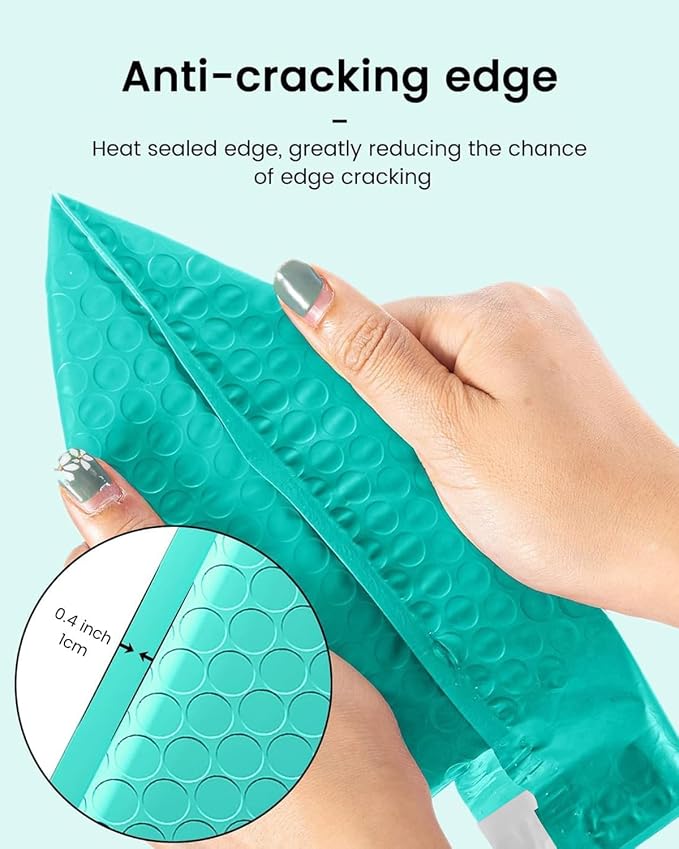 GSSUSA Teal Bubble Mailers 10.5x16 Padded Envelopes, 1 Pallet Pack of 3750 - Image 4