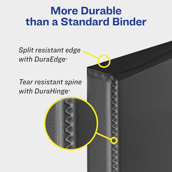 Avery Heavy-Duty View 3 Ring Binder, 760-Sheet Capacity, 4.5 Inch Wide Spine - Image 4
