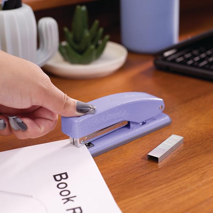 Swingline Stapler, Cub Compact Desktop Stapler, 20 Sheet Capacity, Periwinkle - Image 3
