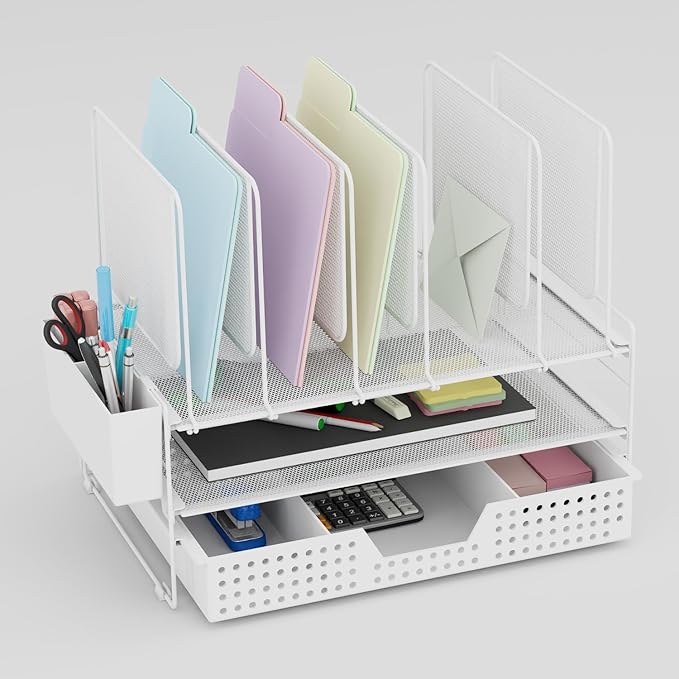 LEKETREE Desk Organizer, Office Organization by Stylishworkspaceeffortlessorganization