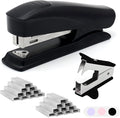 Black Office Stapler, 25 Sheet Capacity by Unknown