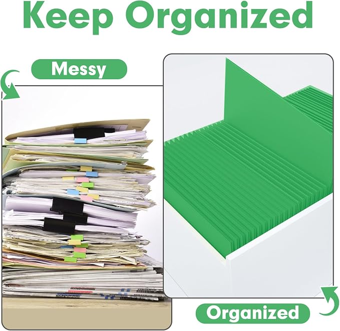 Two Pocket Folders, PANDRI 50 Pack 2 Pocket Folders, Letter Size Paper File - Image 3