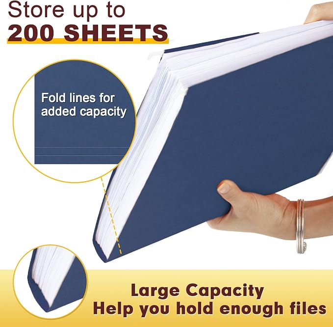 HERKKA Hanging File Folders, 60 Pack Reinforced Letter Size Hanging Folders - Image 6