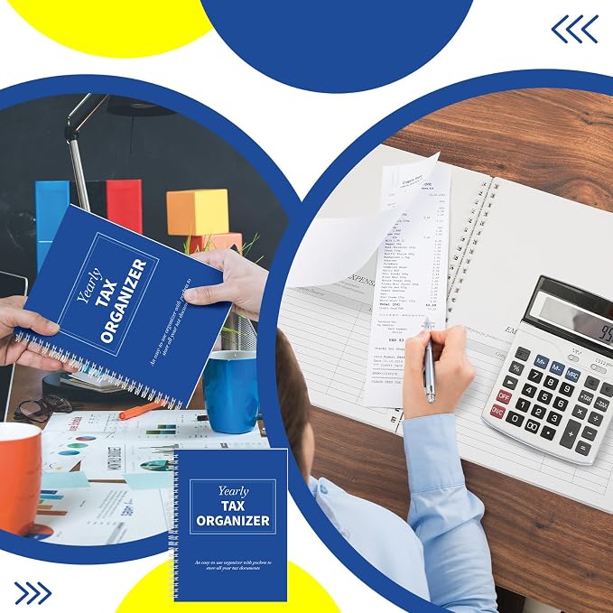 Faccito 2 Pack 2026 2027 Yearly Tax Organizer 13" x 9.7" Tax Record Organizer - Image 4