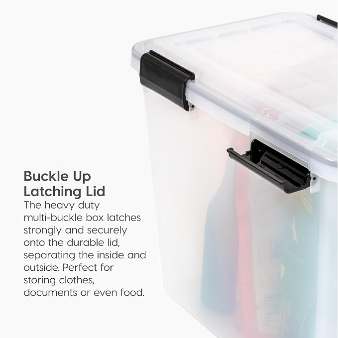 IRIS USA File Box WeatherPro Organizer Plastic - Image 3