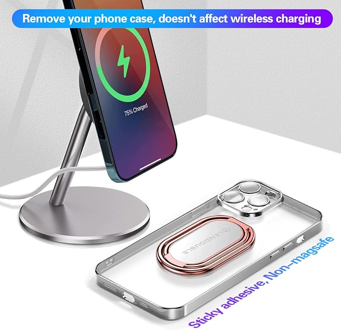 Adjustable Cell Phone Stand for Desk, Portable Phone Ring Holder Finger - Image 7
