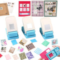 BAOFALI 3Pcs Stamp Puncher, 1X0.8inch &1inch Stamp Punch1 Inch Square Punch by BAOFALI