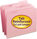 Smead File Folder, Reinforced 1/3-Cut Tab, Letter Size, 100 per Box by SMEAD
