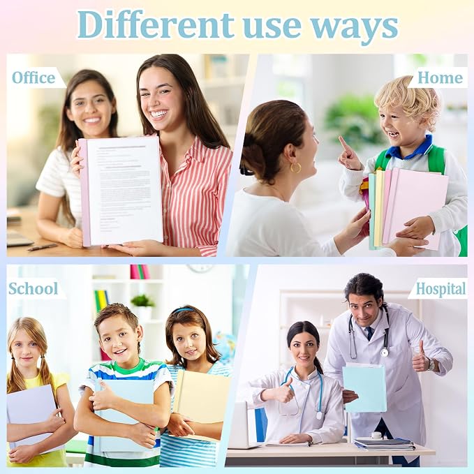 12 PCS Pastel Plastic Report Covers - Image 7