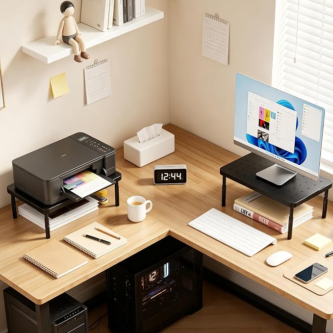WALI Computer Monitor Stand for Desk, Adjustable Laptop Riser, Desk Monitor - Image 5
