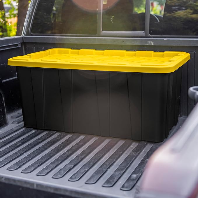 Sterilite 8-Pack Industrial Tote, Plastic Storage Container Bins - Image 5