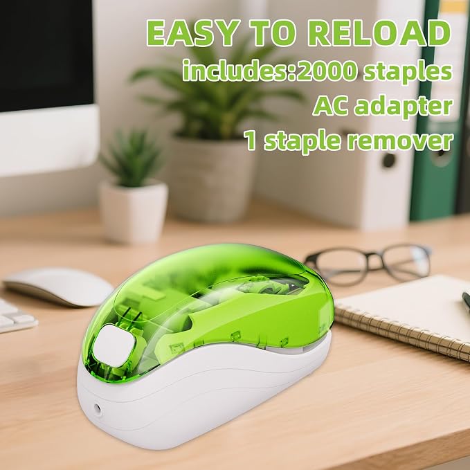 Electric Stapler，Including 2000 Staples and 1 Staple Remover, Suitable - Image 3
