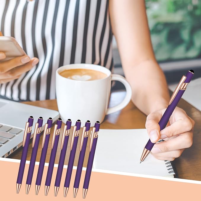6 Pcs Blue Ink Ballpoint Pen - Image 5