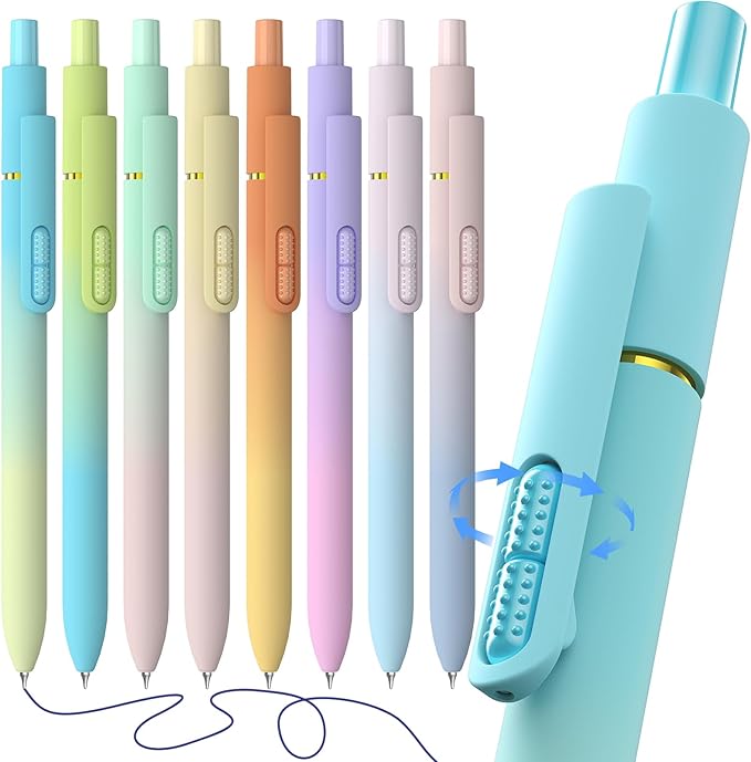 Hiacry 8 Pcs Gel Pens by HIACRY