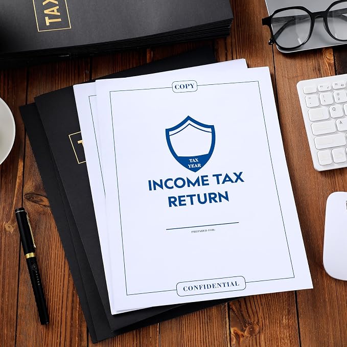 Kosiz 100 Pcs Tax Return Folders and Tax Return Envelopes Bulk 9 x 12 Inch 2 - Image 4