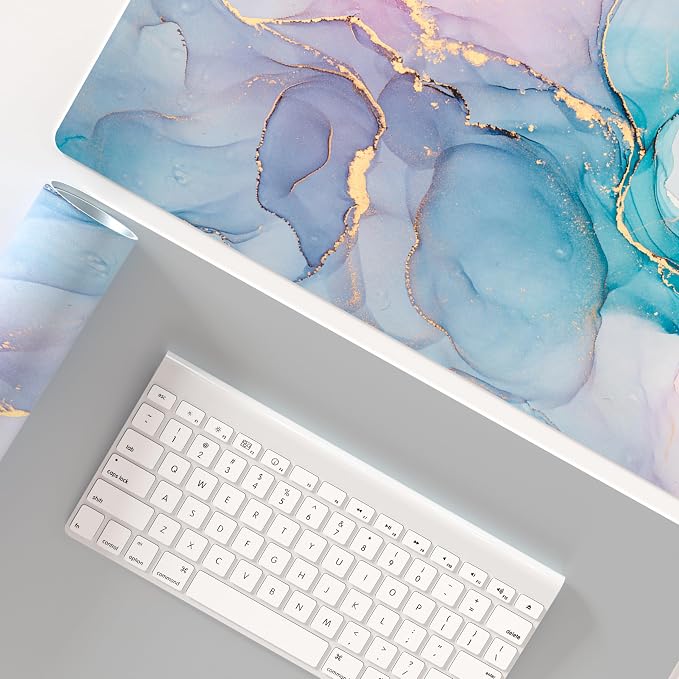 QIYI Large Mouse Pad, PU Leather Desk Mat - Image 7