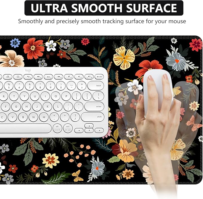 iCasso Desk Matt for Desktop, Cute Desk Pad Mat, XXL Large Mouse Pad, Anti-Slip - Image 5