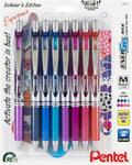 Pentel EnerGel RTX Retractable Liquid Gel Pen, Creator Expressions Pack by PentelofAmerica