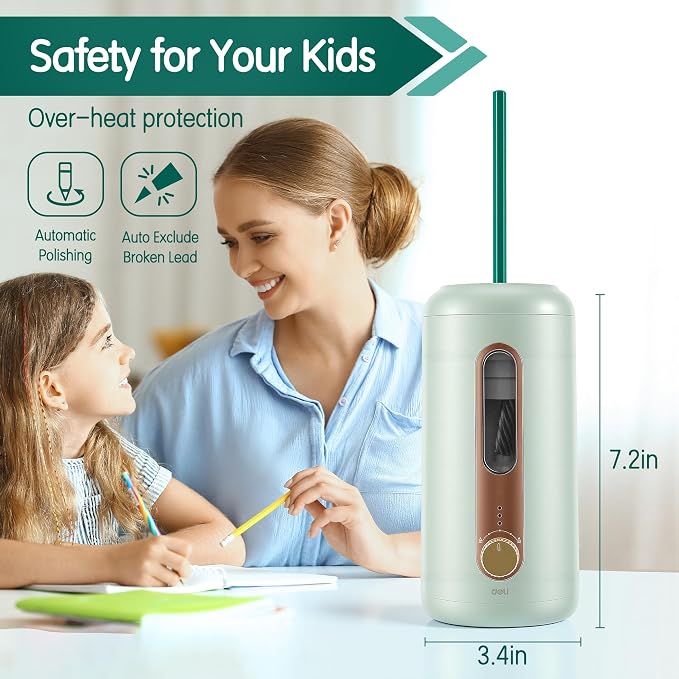 Electric Pencil Sharpener, Fully Automatic Pencil Sharpener - Image 3