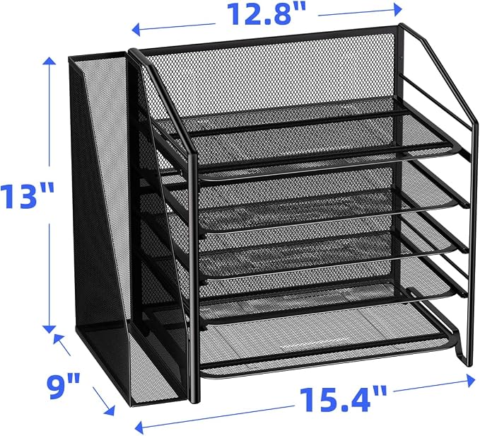 Simple Trending 5-Tier Desk File Organizer - Image 7