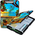 Beach Sunset A4 Clipboard with Storage Pen Holder, Clipboards Organizer Nursing by Unknown