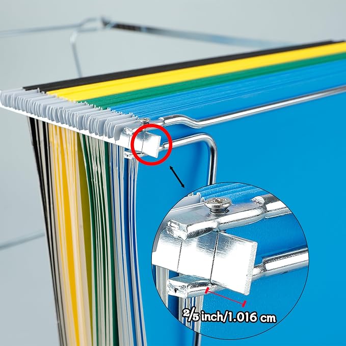 Heavy Duty Steel Hanging File Frame, Letter Size Hanging File Folder Frame - Image 4