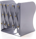 Adjustable Bookends Metal Book Ends by Gardesk--HomeOrganizerDecorExpert