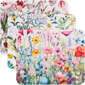 3 Pack Small Mouse pad Beautiful Flowers Plants Mouse Pads by WUFCIYBO