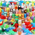URSKYTOUS 90Pcs Animal Erasers Bulk Cute Desk Pets Kids Puzzle Erasers Take by URSKYTOUS