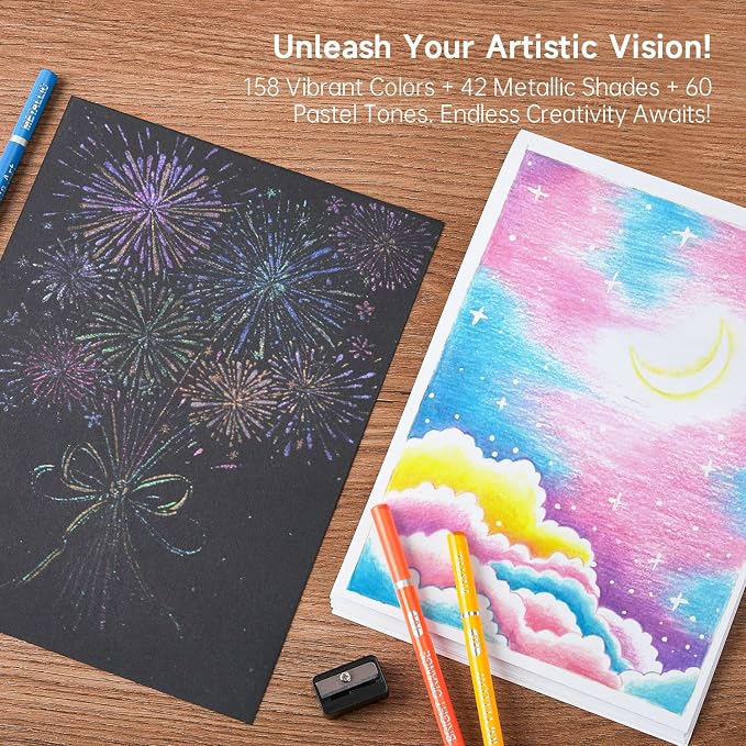 Shuttle Art 260 Coloring Pencils - Image 5