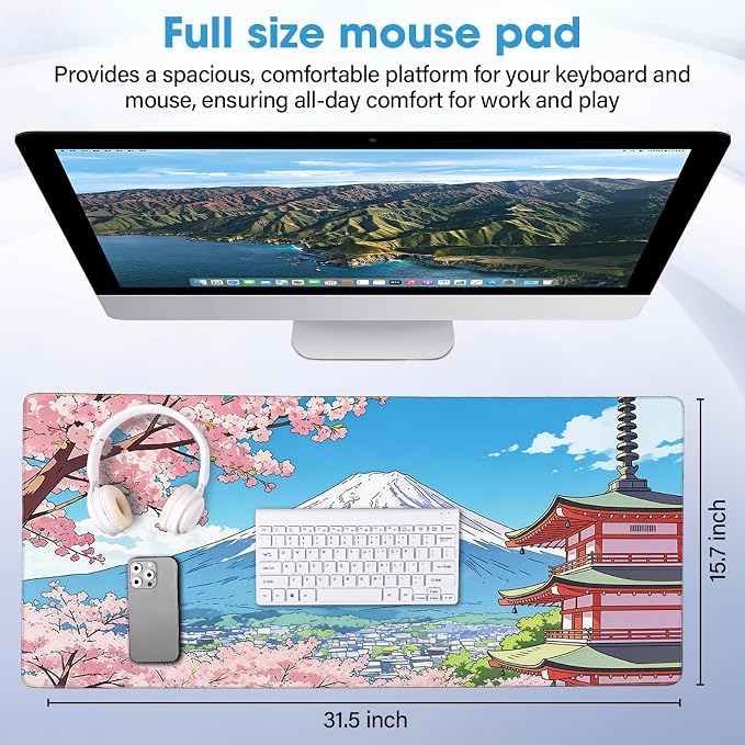 Waterproof Desk Mat 31.5x15.7 Inch - Image 2