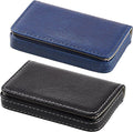 Outus 2 Pcs Business Card Holder, PU Leather Business Card Case Pocket Wallet by Outus