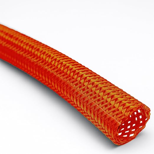 Electriduct 3/4" Hook Self Closing Sleeve Braid Wrap Around Sleeving Flame by Electriduct