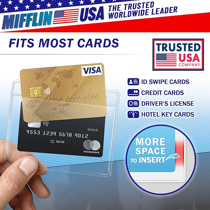 4x3 Horizontal ID Name Badge Holder - Image 4