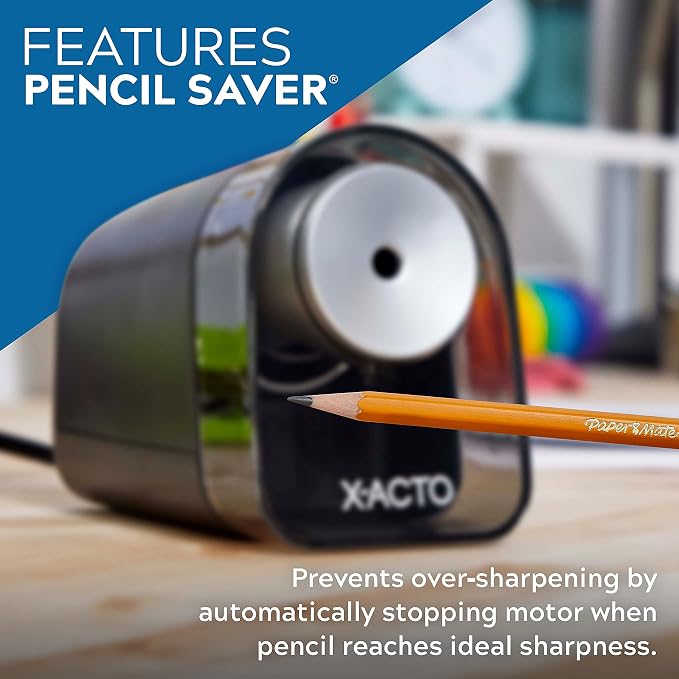 X-ACTO Electric Pencil Sharpener | XLR Heavy Duty Electric Pencil Sharpener - Image 3